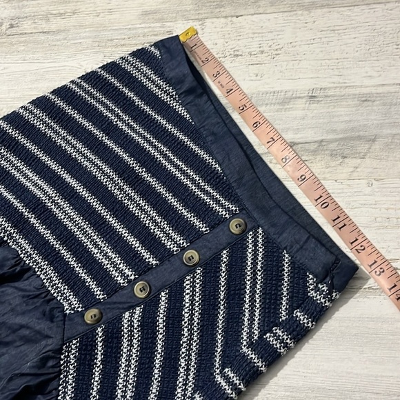 Parker Jordan Striped Smocked Mini Skirt Size 2 NWT - Picture 9 of 11